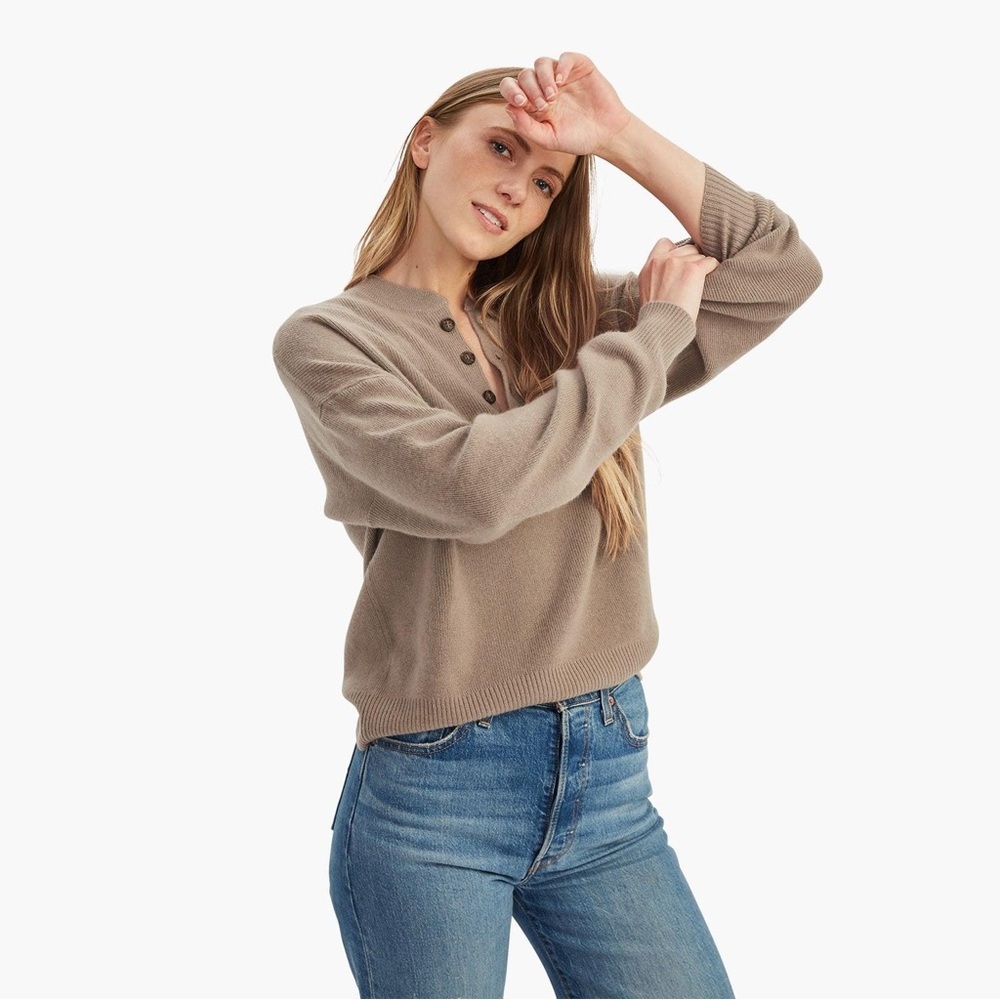 Naadam Cashmere Sweater Brown L